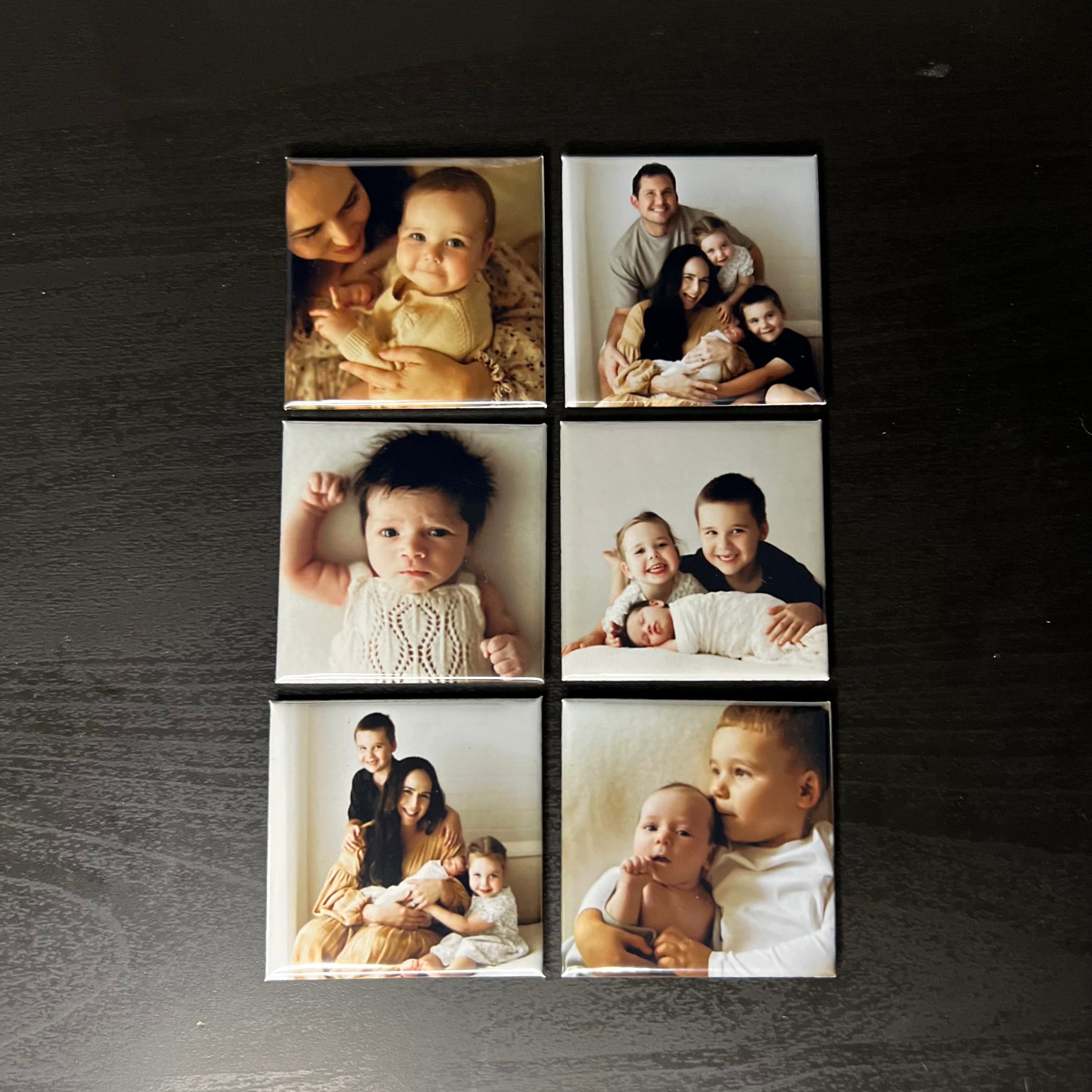 Personalised Photo Magnets - Set of 6
