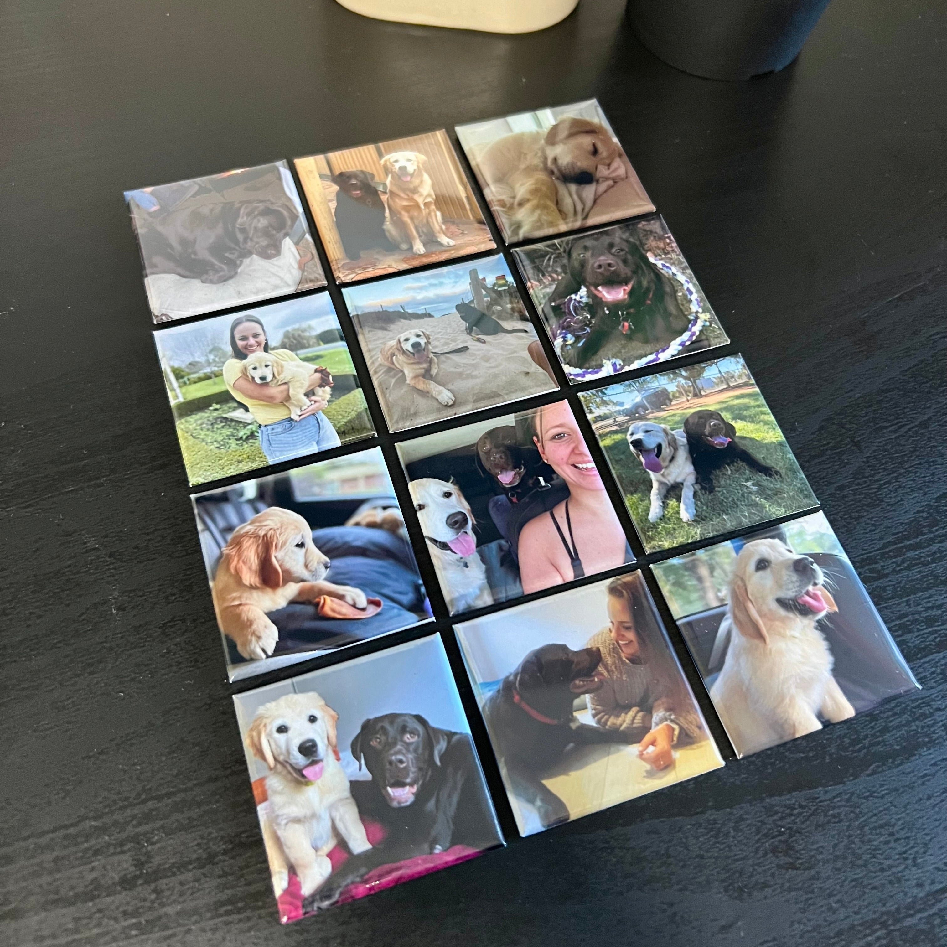 Personalised Photo Magnets - Set of 12